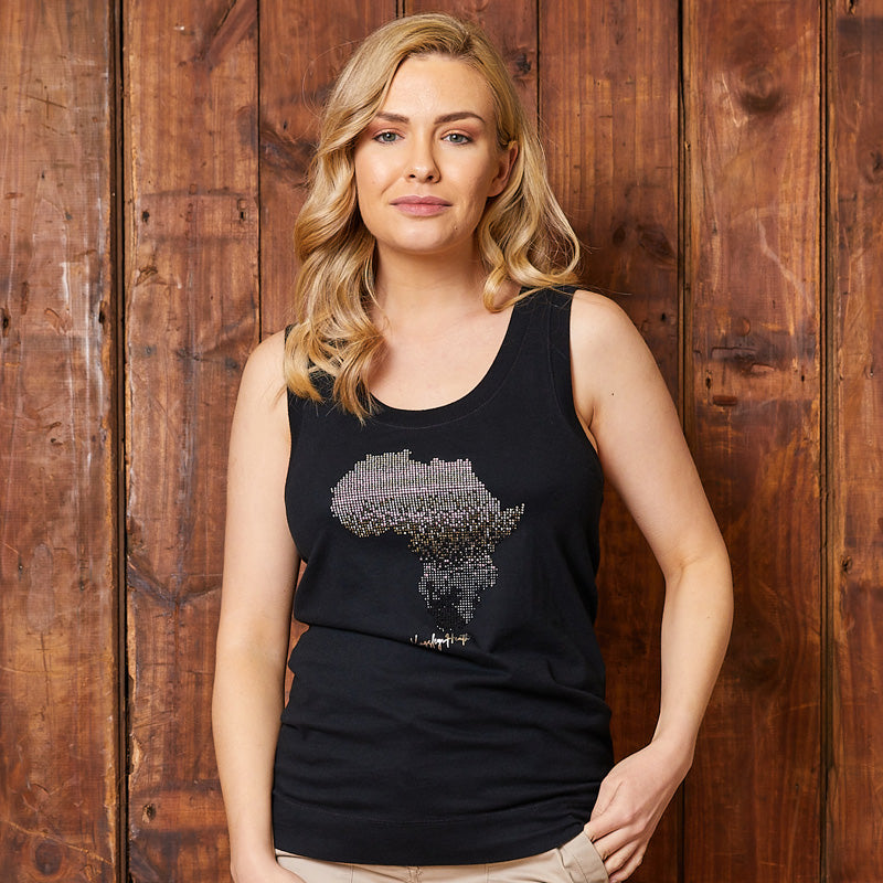 Sparkly Ombre Africa Tank Mamba